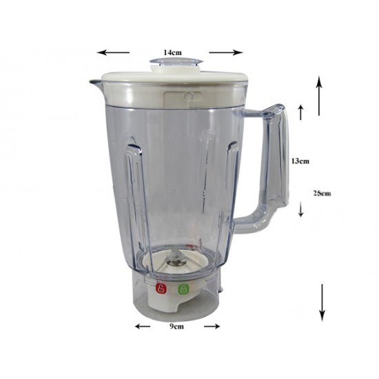 Πλαστική Κανάτα για Μπλεντερ MOULINEX TEFAL XF940401