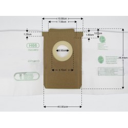 Original Σακούλα Σκούπας για HOOVER H66
