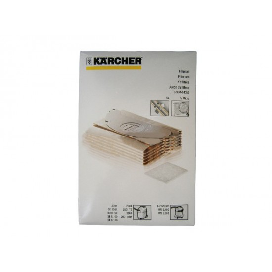 Original Σακούλα Σκούπας για KARCHER K2501/K3001 6.904-143.0