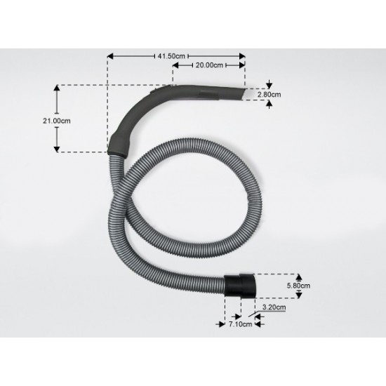 Σωλήνας - Σπιράλ Κομπλέ για Σκούπα ROWENTA RS-RB7991