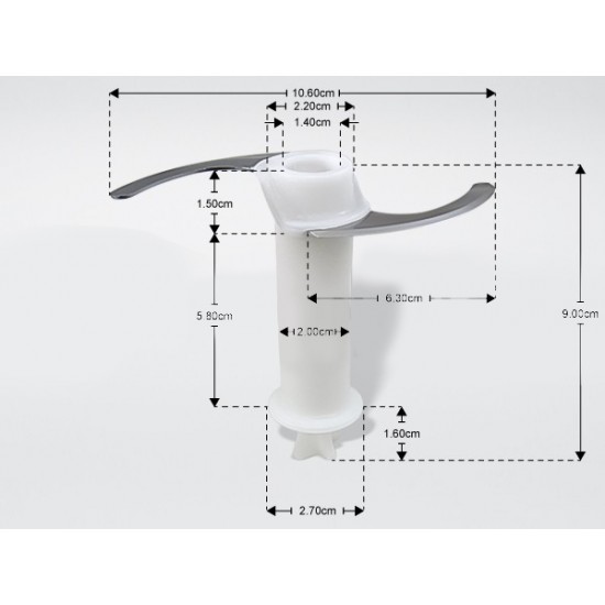 Σετ Πλαστικός Κάδος για Ραβδομπλέντερ BRAUN AX22110003