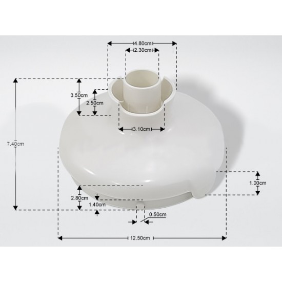 Καπάκι Κάδου για Ραβδομπλέντερ MOULINEX FS-9100014120