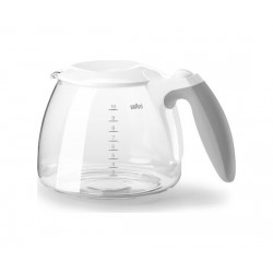 Γνήσια Κανάτα για Καφετιέρα Braun KFK500 10cups White AX13210011 63104705